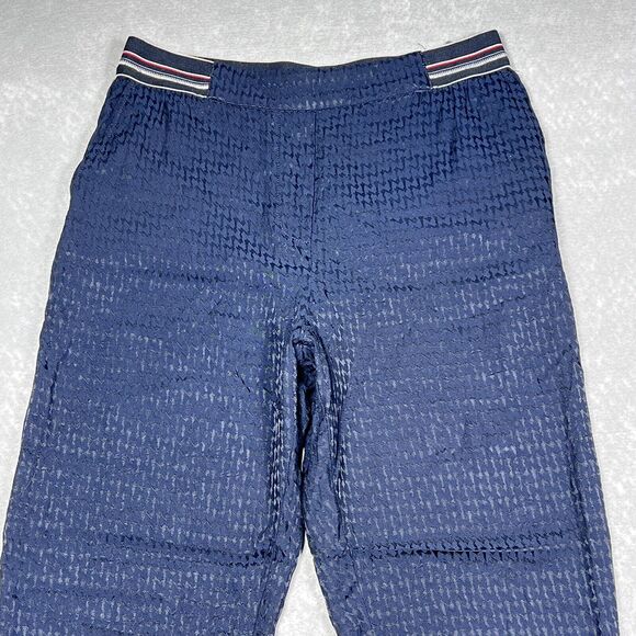 Anthropologie Pull On Trouser Women’s Size X-Small Navy Blue The Essential - Picture 3 of 10